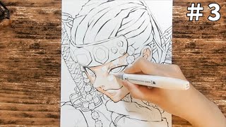 イラスト 鬼滅の刃 宇随天元 メイキング 絵 アナログ 描いてみた Kimetsunoyaiba Drawing Tengen Uzui Demon Slayer 鬼滅の刃 アニメ漫画動画まとめ