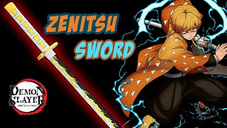 【鬼滅の刃】How to Make a Demon Slayer Agatsuma Zenitsu Sword || Paper Ninja Katana