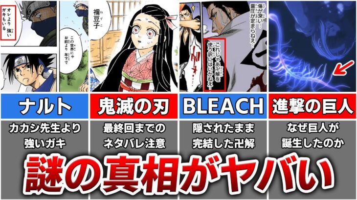 完結後も判明せず…未だ解明されていない人気漫画の謎4選