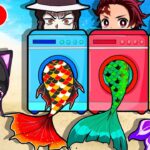 【鬼滅の刃漫画】 カナヲと美しい人魚 ✨  【鬼滅の刃】Paper Kimetsu World
