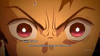 ゲームアニメ「鬼滅の刃」ビーストパワーイノスケ。タンジロウはタマヨのためにモンスターの血を取ります｜第8