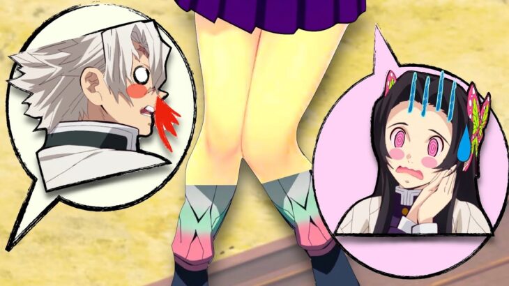 【鬼滅の刃】胡蝶カナエの隊服がミニスカートにすり替わるアニメ【Demon Slayer】An anime where Kanae uniforms become miniskirts