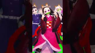 鬼滅ガールズのきつねダンス♪ / What Does The Fox Say?【鬼滅の刃MMD / Demon Slayer / Kimetsu no Yaiba MMD】#shorts