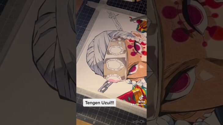 Tengen Uzui | 鬼滅の刃 🔥#demonslayer #kimetsunoyaiba #animeart #mangaart #animeedits #鬼滅の刃 #howtodraw