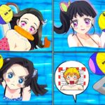 【鬼滅の刃】善逸が水球をするアニメ総集編[1]~[4] Animation summary of playing water polo with Zenitsu