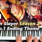 【鬼滅の刃 遊郭編】第１話エンドロールピアノBGM（ピアノ連弾）Demon Slayer S2 Ep.1 ED Piano Cover