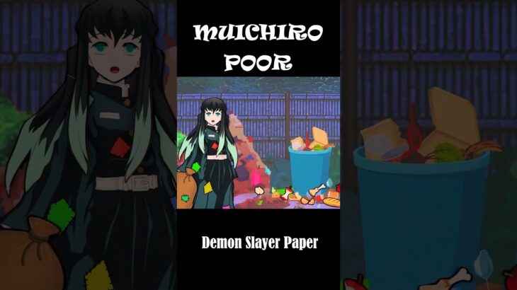 【鬼滅の刃漫画】❤️ Poor MUICHIRO was slandered by INOSUKE ❤️【鬼滅の刃】Demon Slayer Paper#shorts
