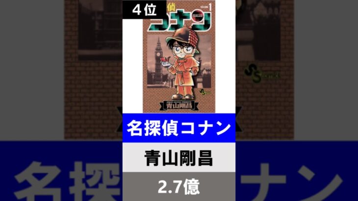 世界で最も売れた日本の漫画ランキング