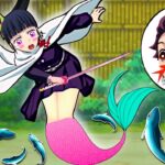 【鬼滅の刃】カナヲが人魚になるアニメ🐟【Demon Slayer】Anime where Kanawo becomes a mermaid