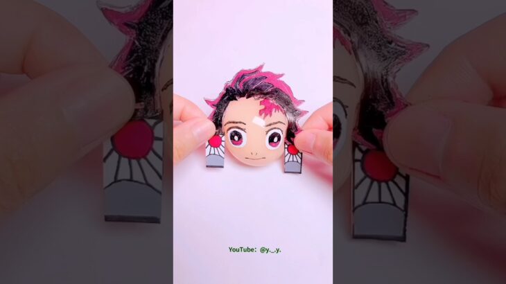 アニメハンドメイド -鬼滅の刃  Reverse Play⏪️  Demon Slayer -Tanjiro 귀멸의칼날