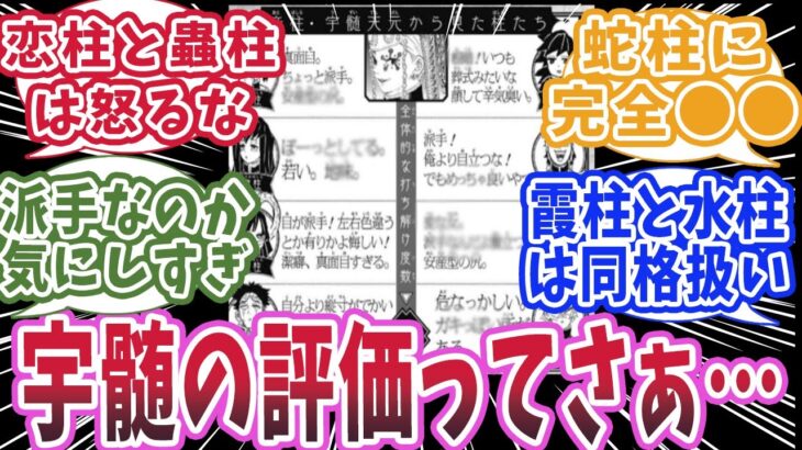 【鬼滅の刃】音柱・宇髄天元の他の柱の評価が判断基準おかしいと知った時の読者の反応集