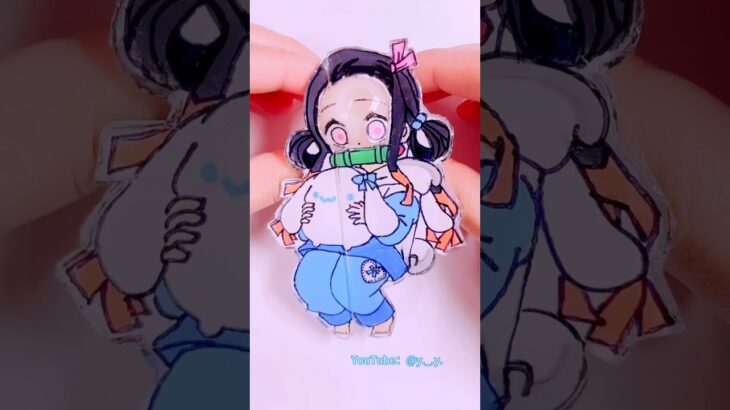 アニメハンドメイド -鬼滅の刃  Demon Slayer -Nezuko x Cinnamoroll   Anime diy ideas #demonslayer #anime #diy