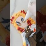 【鬼滅の刃】煉獄杏寿郎を食べられるアイシングクッキーにしてみた! Rengoku Demon Slayer  cookie decorating 귀멸의칼날 鬼灭之刃